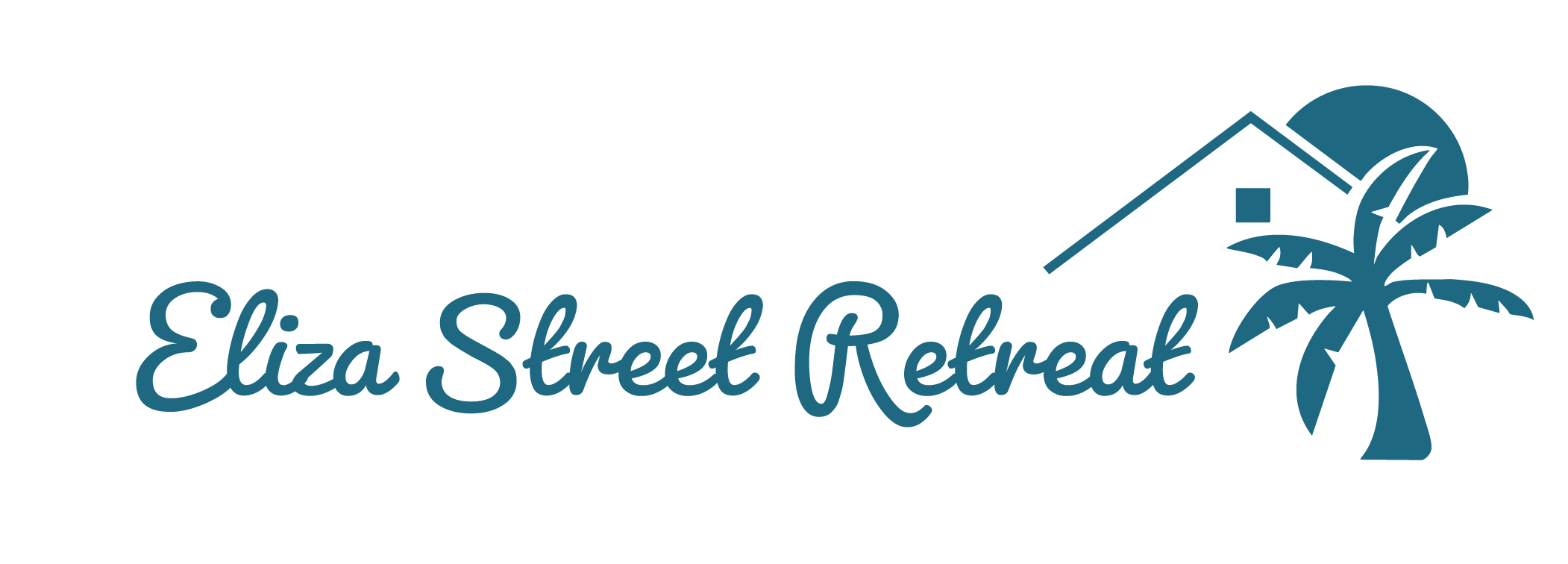 Eliza Street Retreat logo with palm tree.