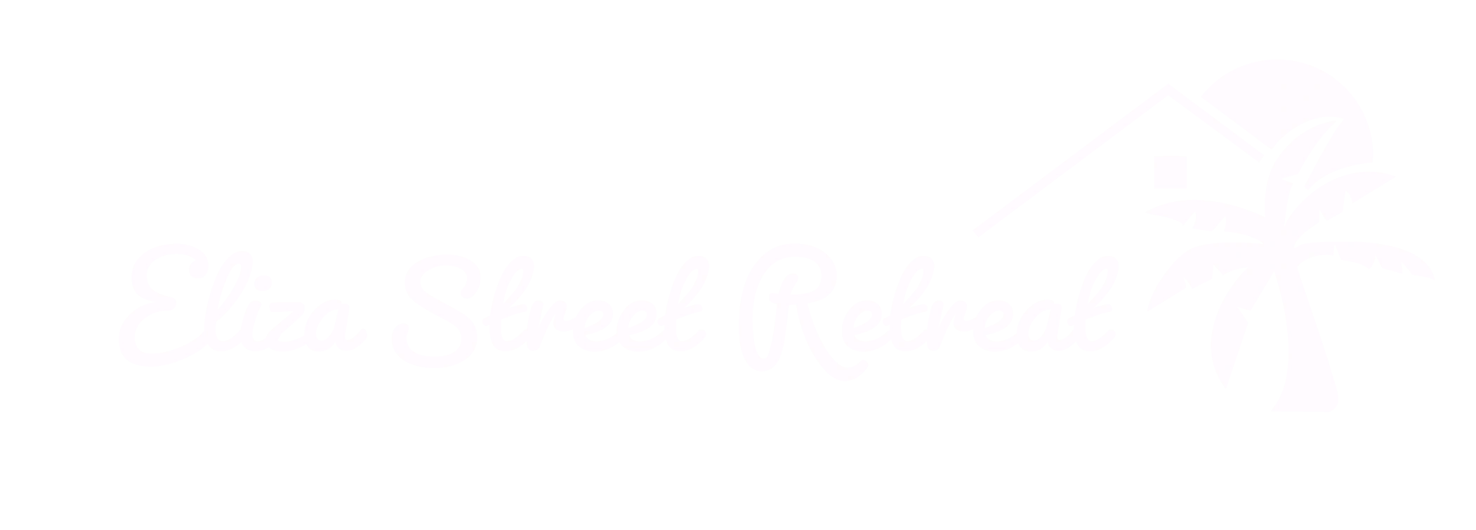 Eliza Street Retreat logo with palm tree.